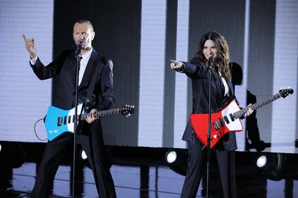 Laura Pausini e Biagio Antonacci insieme a Bari 1