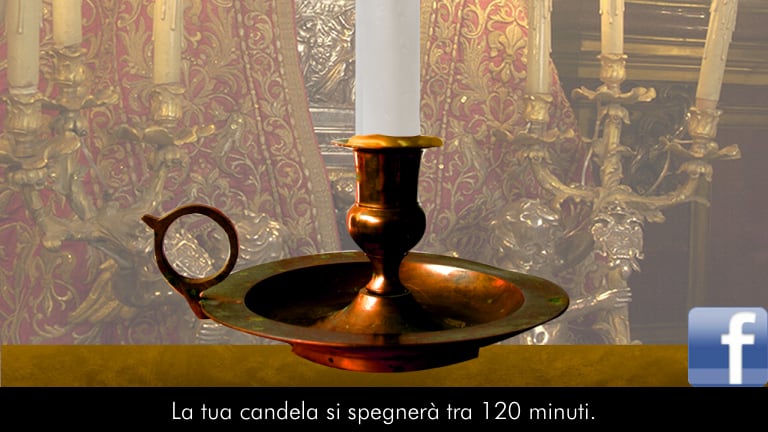Una candela virtuale per San Gennaro