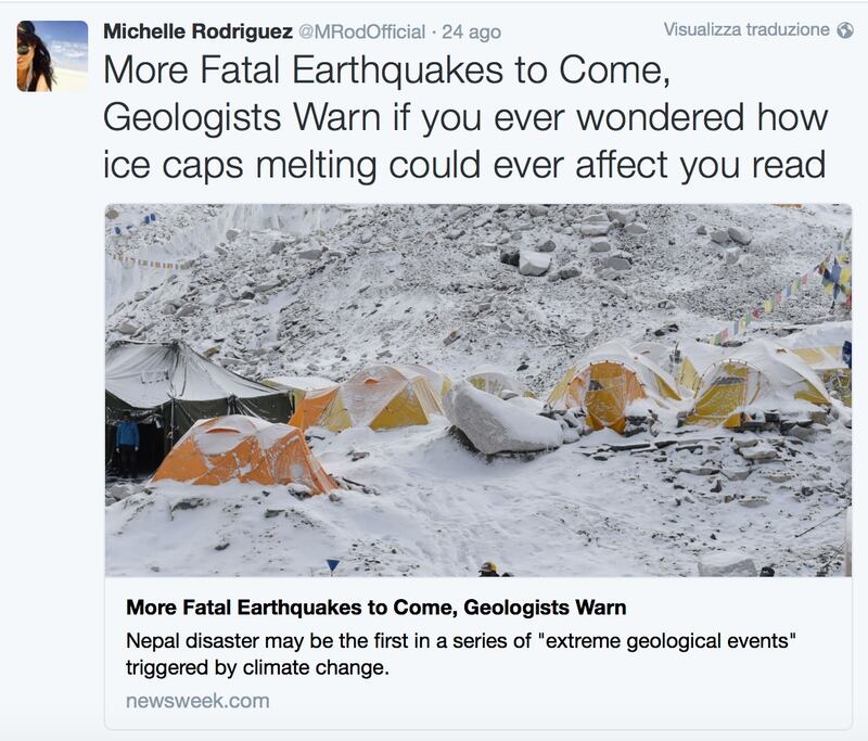 Terremoto, come hanno reagito le star internazionali 9