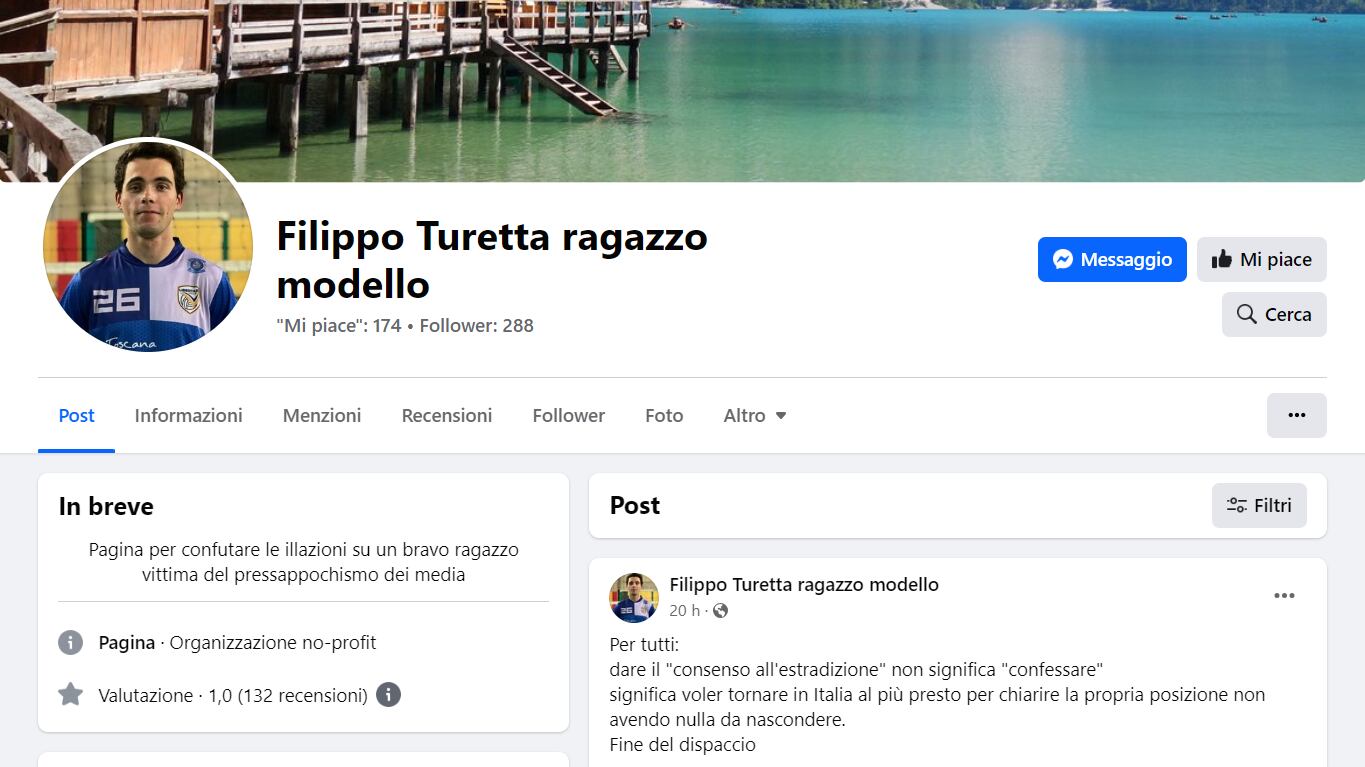 "Ragazzo modello". La pagina choc in difesa di Filippo Turetta
