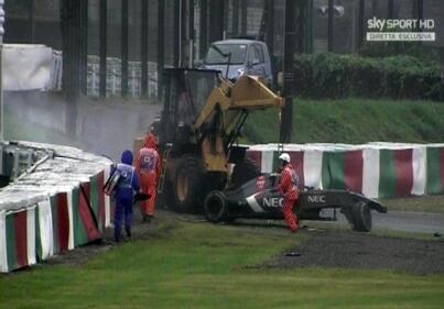 Gp di Suzuka, l'incidente di Bianchi 5