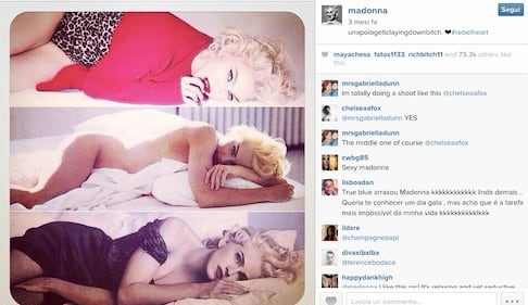 Madonna topless su Instagram 11
