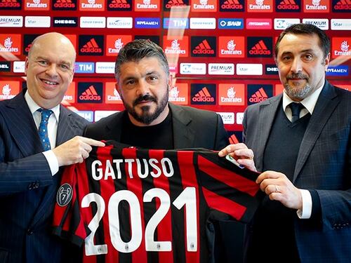 Milan, Gattuso è inquieto: l'ombra di Conte sulla testa di Ringhio