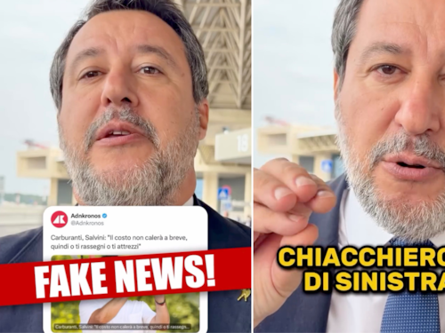 “O ti rassegni o ti attrezzi? Non parlavo dei cittadini”. Salvini smonta la fake news sui carburanti