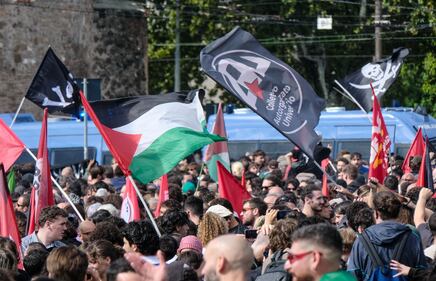 Manifestazione per la palestina di Roma 8