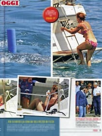 Elsa Fornero al mare in Sardegna 3