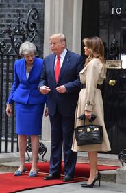 Il Presidente Trump incontra la Premier May  7
