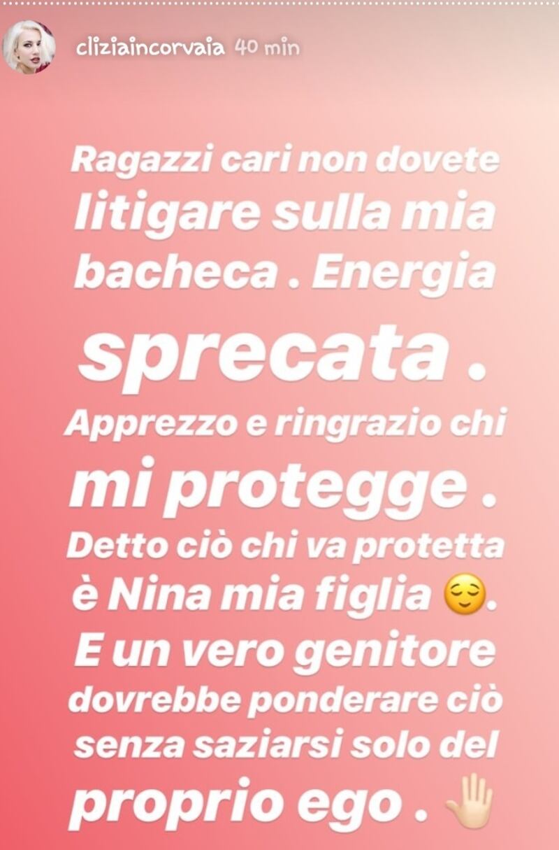 Clizia Incorvaia, post