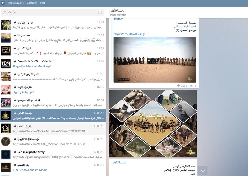 La guerra santa tra le chat cifrate di Telegram 3
