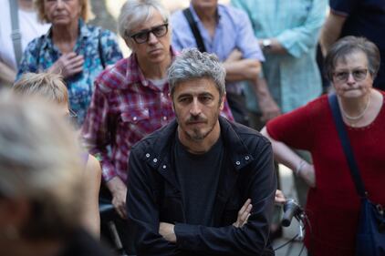 Pif ai funerali di Flavia Prodi