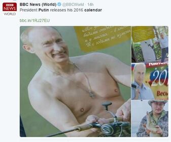 Calendario Putin 2016 2