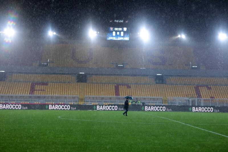 I test sul campo bagnato a Lecce 1