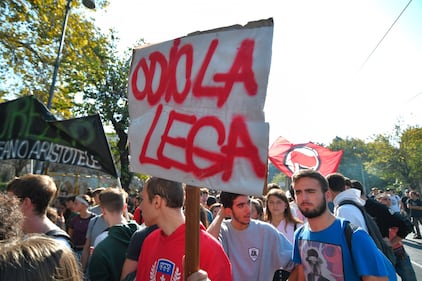 manifestazione studenti roma