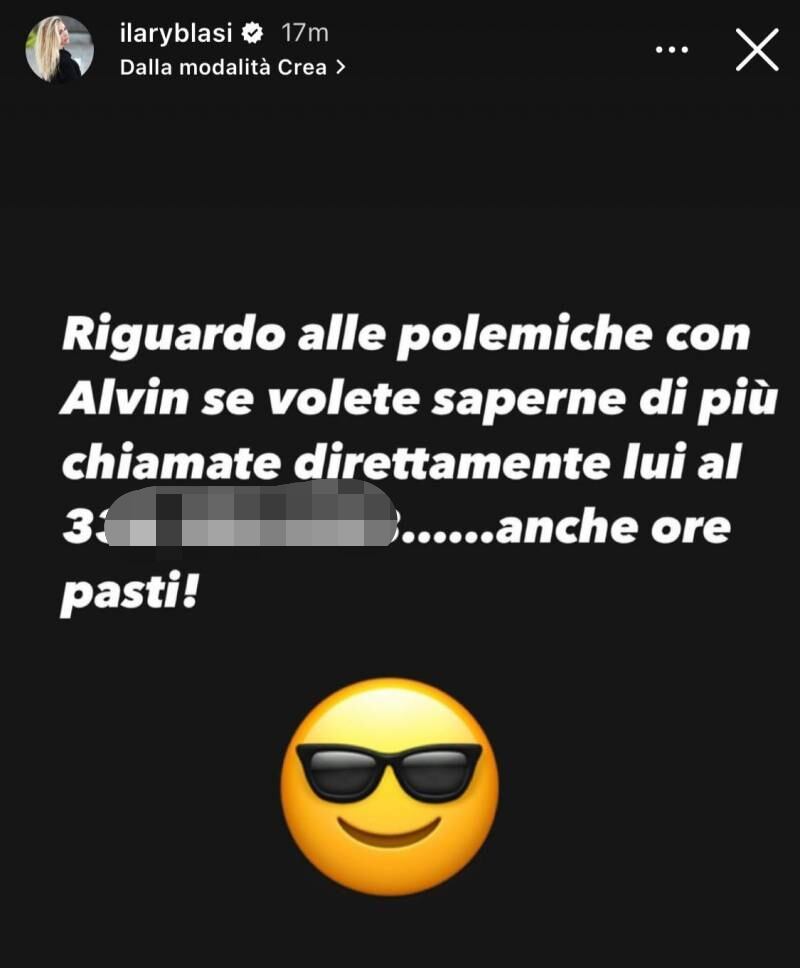 Ilary Blasi social