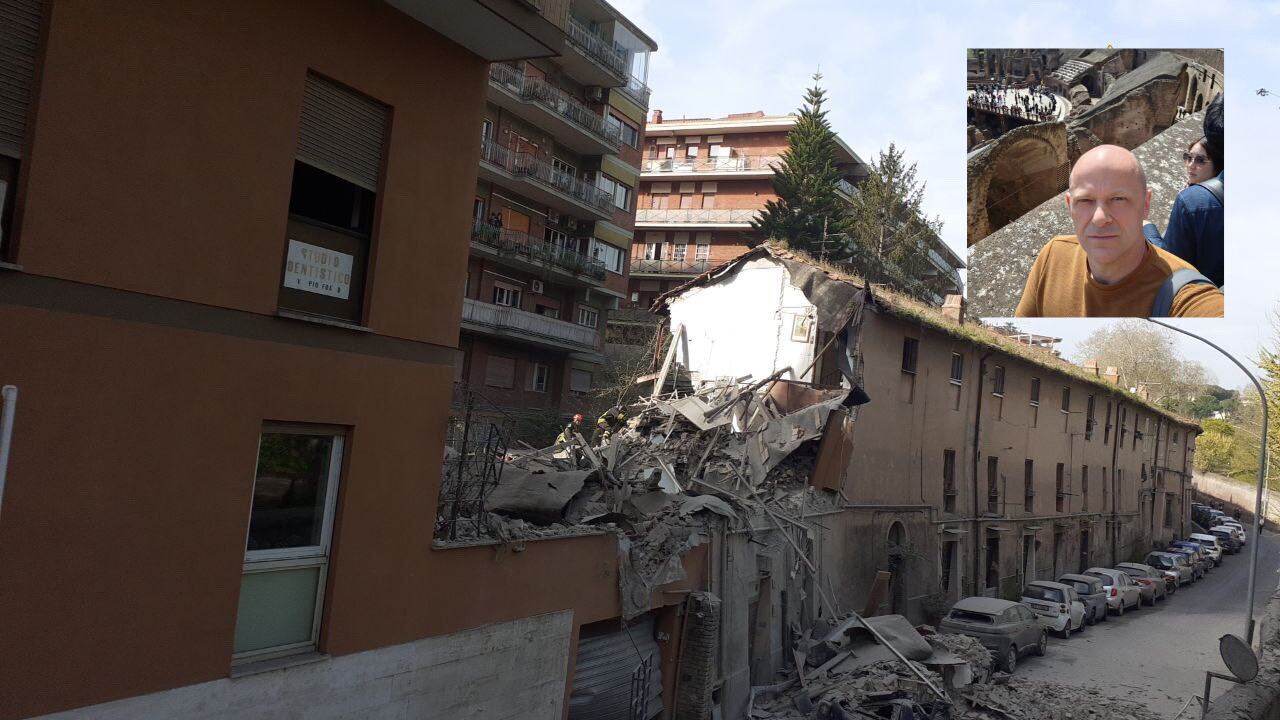 Roma, muore il turista coinvolto dal crollo della palazzina a Monteverde