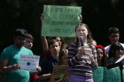 Greta Thunberg a Roma per il clima 7