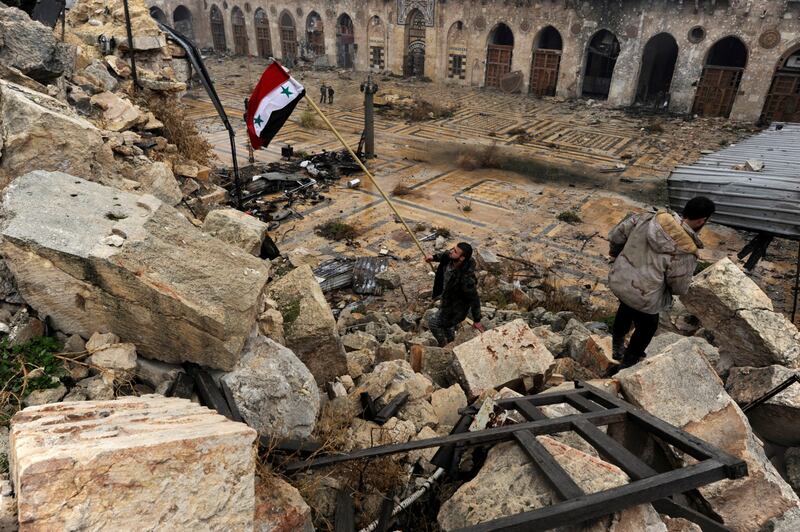 La moschea degli Omayyadi in macerie 7