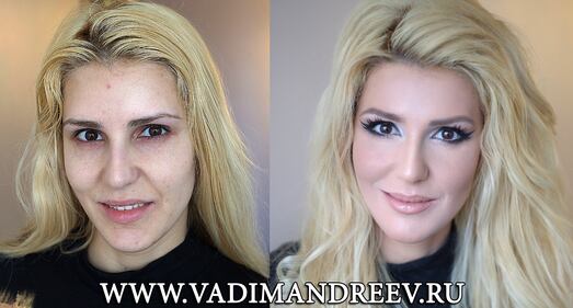 Vadim Andreev: il make-up artist dei miracoli "Before and after" 5
