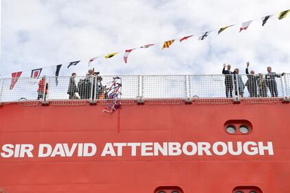 I duchi di Cambridge alla cerimonia della RSS Sir David Attenborough 6