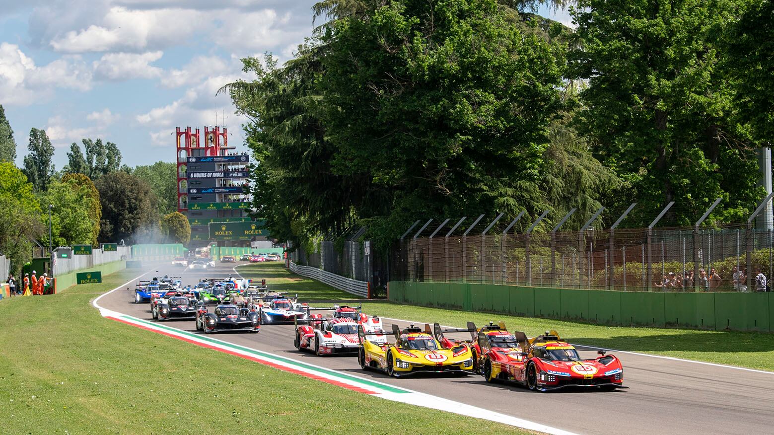 WEC: Imola, la pioggia premia Toyota e tradisce Ferrari Nelle GT3LM doppietta BMW, Valentino Rossi secondo
