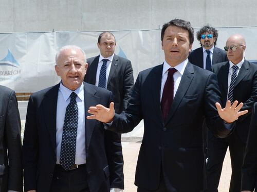 Renzi: "De Luca ha il diritto e dovere di governare la Campania"