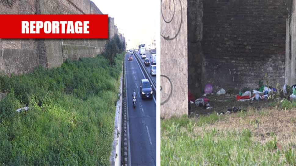 Le Mura Aureliane tra crolli e discariche: così muore l'Antica Roma