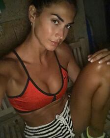 Melissa Satta, l'allenamento è sexy 8