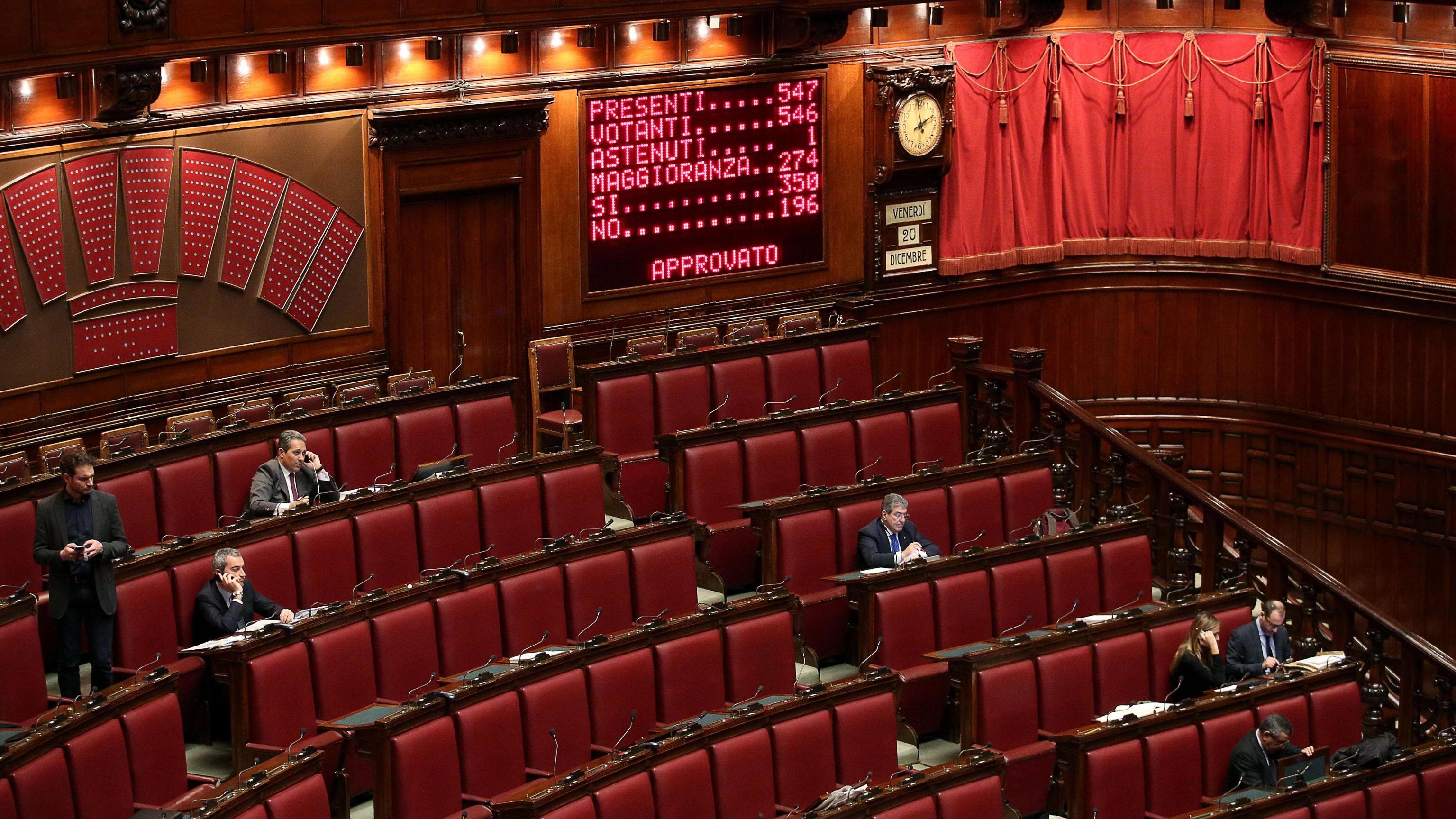 Legge elettorale, in aula alla Camera il 27 gennaio