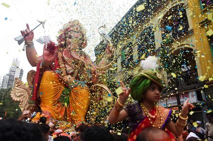 India, le celebrazioni del Ganesh Chaturthi festival 2