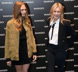 Cara Delevingne e Kate Moss a Milano, folla in delirio 10