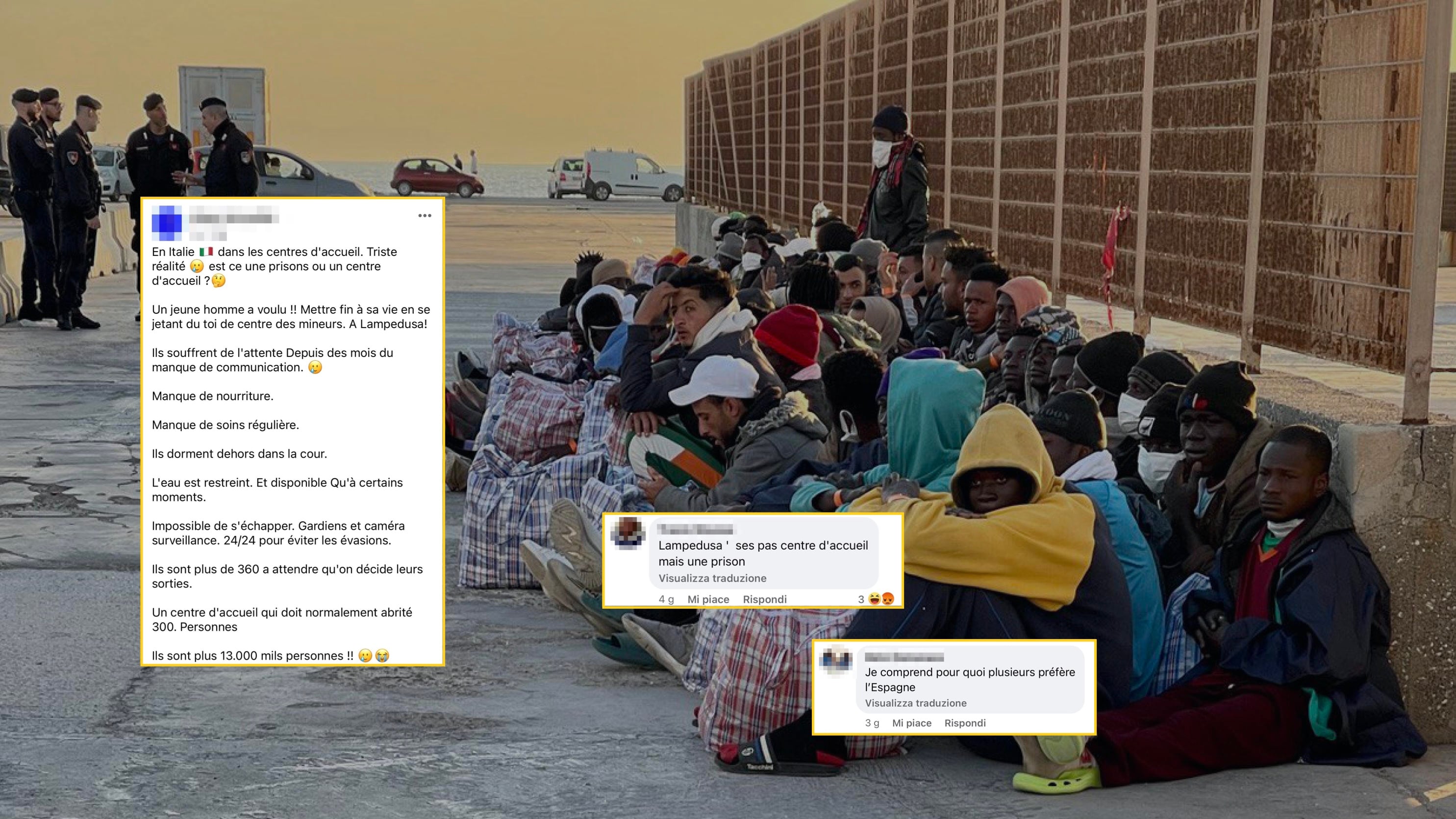 "Lampedusa è sporca, non il paradiso". Così i migranti sparlano dell'Italia