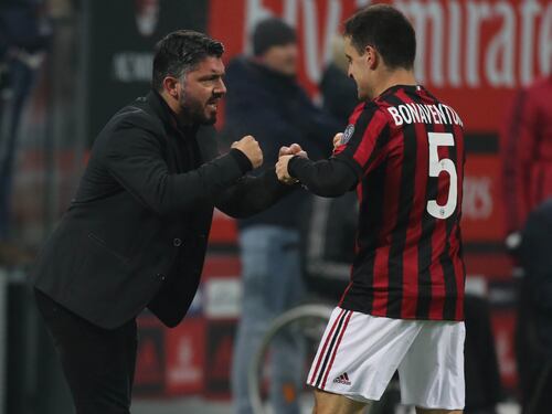 Il Milan si rialza con il Bologna: 2-1 e prima vittoria di Gattuso