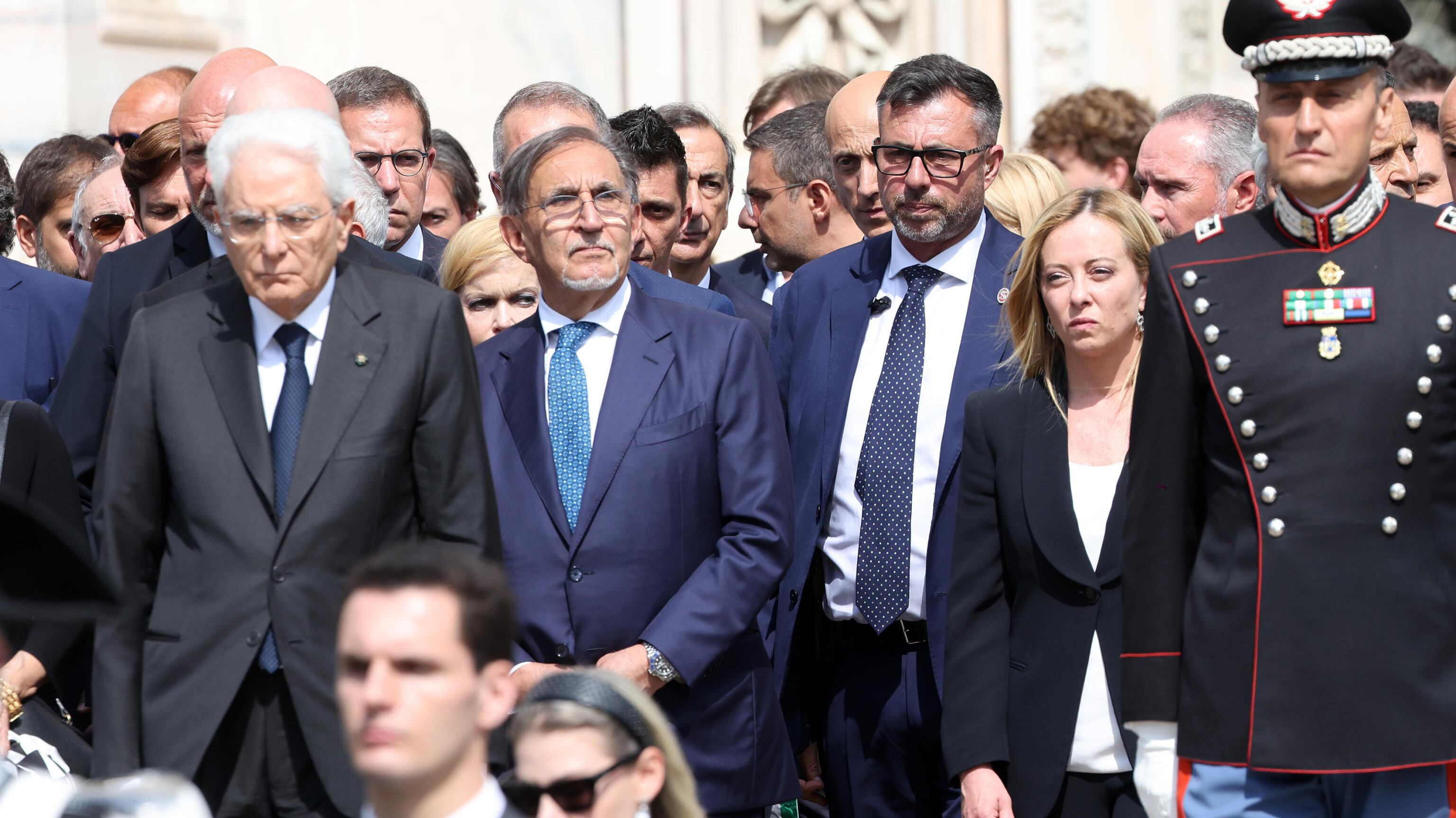 L'ultimo omaggio della politica al Cav