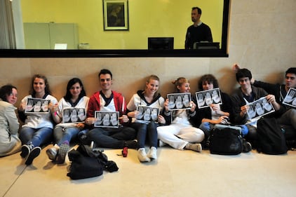 Università San Raffaele, occupazione degli studenti 2