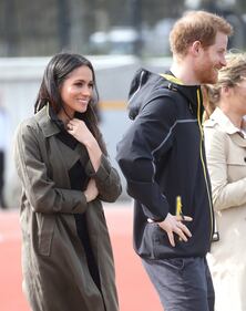 Meghan Markle con il Principe Harry agli Invictus Games 14