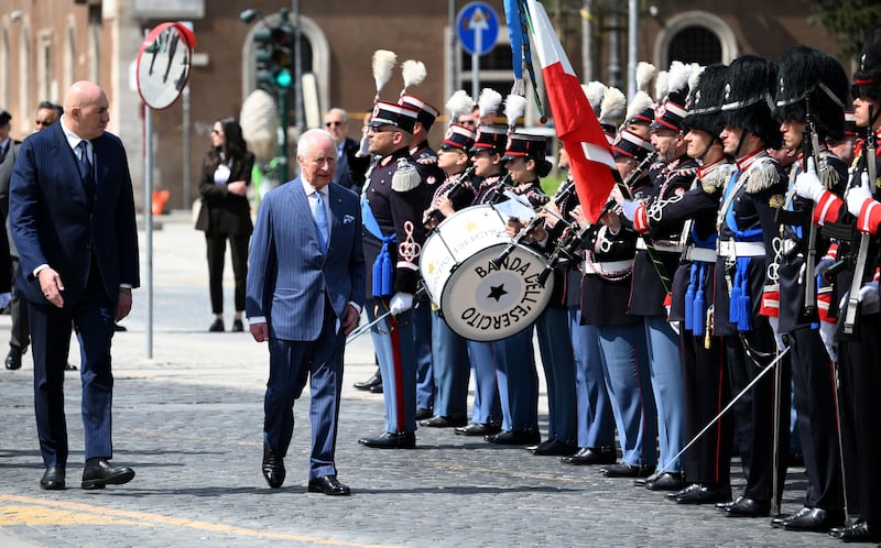 Carlo III e Camilla, primo giorno in Italia 22