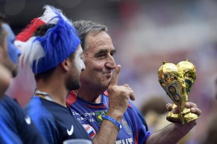 Francia campione Mondo: lo spettacolo sugli spalti dello stadio Luzhniki  15