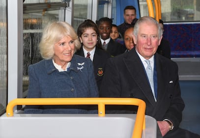 Camilla Parker Bowles al museo dei trasporti, foto 1