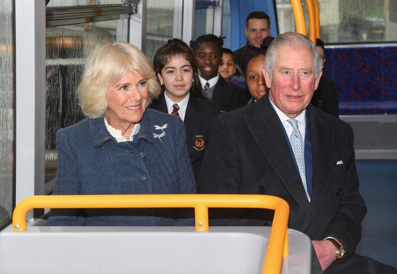 Camilla Parker Bowles al museo dei trasporti, foto 1