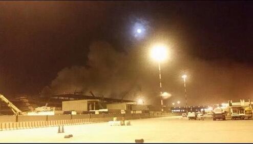 Incendio all'aeroporto di Fiumicino 4