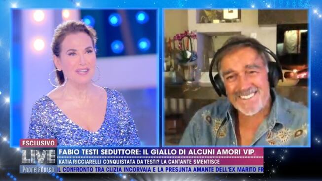 Fabio Testi: "La storia con Katia Ricciarelli? Non capisco perché neghi"