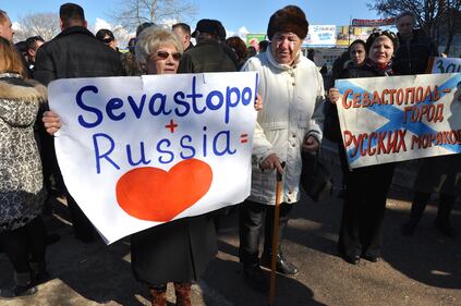 Le proteste degli attivisti filo russi 3