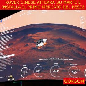Ecco la satira del giorno. Rover cinese atterra su Marte 1