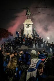 Nella notte bagnata di Milano esplode la gioia nerazzurra 15