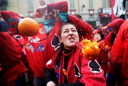 Storica battaglia delle arance ad Ivrea 11