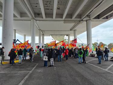 Manifestazione pro-Pal a Malpensa 3