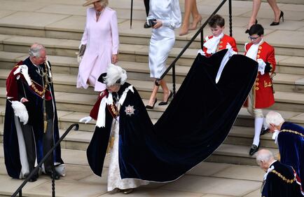 Kate Middleton alla parata per l'Ordine della Giarrettiera: foto 1