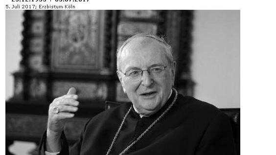 Muore il cardinale Meisner: firmò i "dubia" sull'Amoris Laetitia