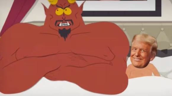 "Trump a letto con Satana": così South Park prende in giro il presidente Usa
