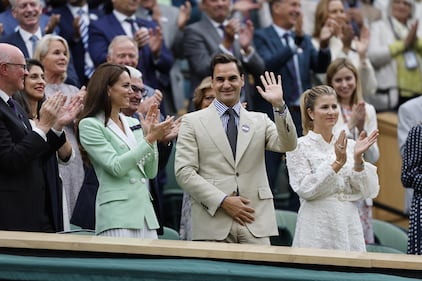 Roger Federer a sorpresa a Wimbledon 1